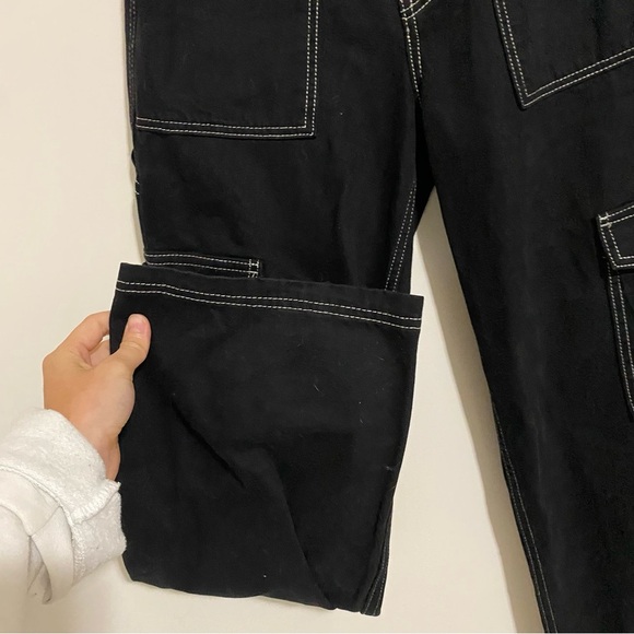 BDG The Skate Jean in Black with White Stitching size 26 - Picture 5 of 10